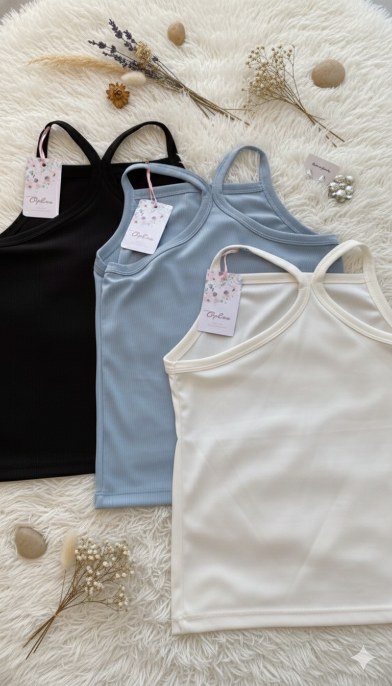 OP57 Musculosa con espalda cruzada