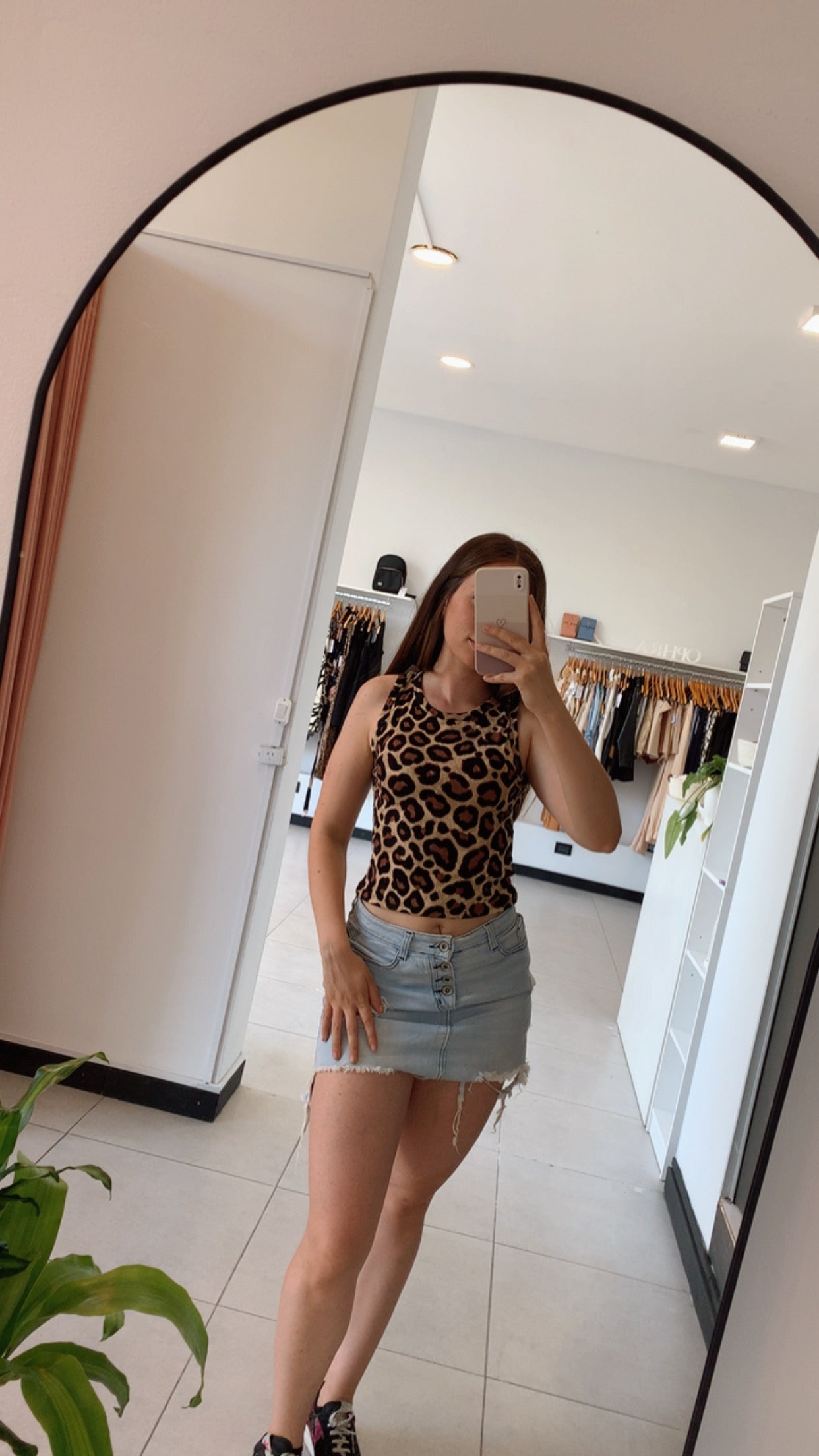 RE105 Musculosa Animal print
